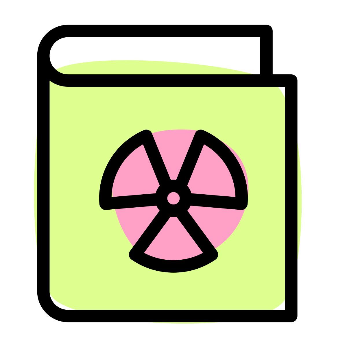 nuclear energy book icon