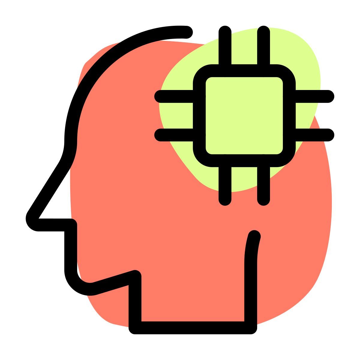 brain cpu icon
