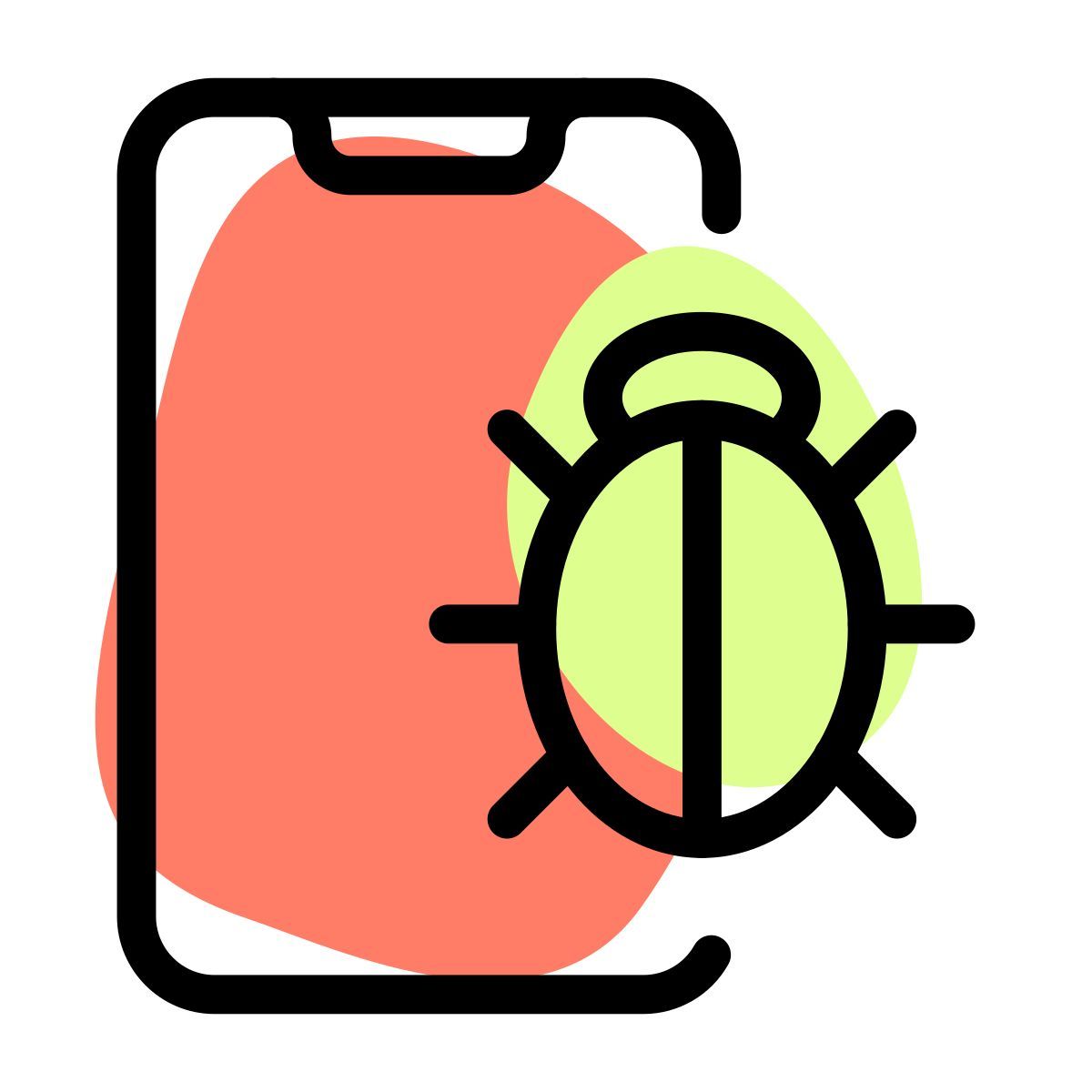 모바일 버그 icon