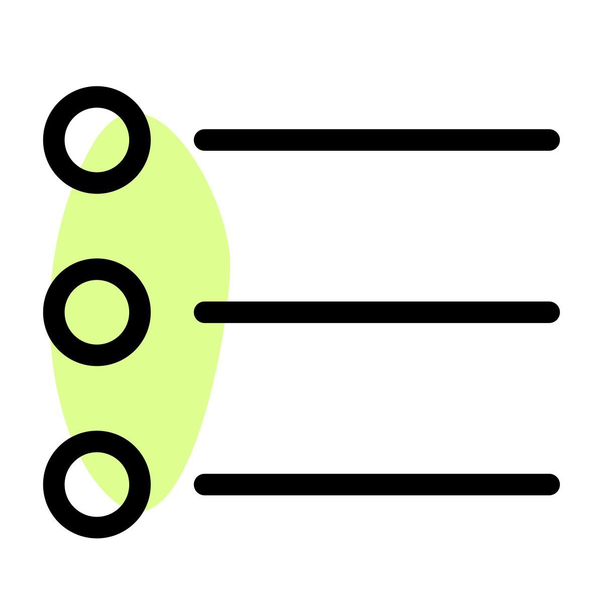 bullet list icon