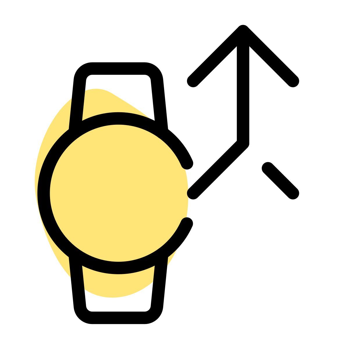fusion d'appels sur montre connectée icon