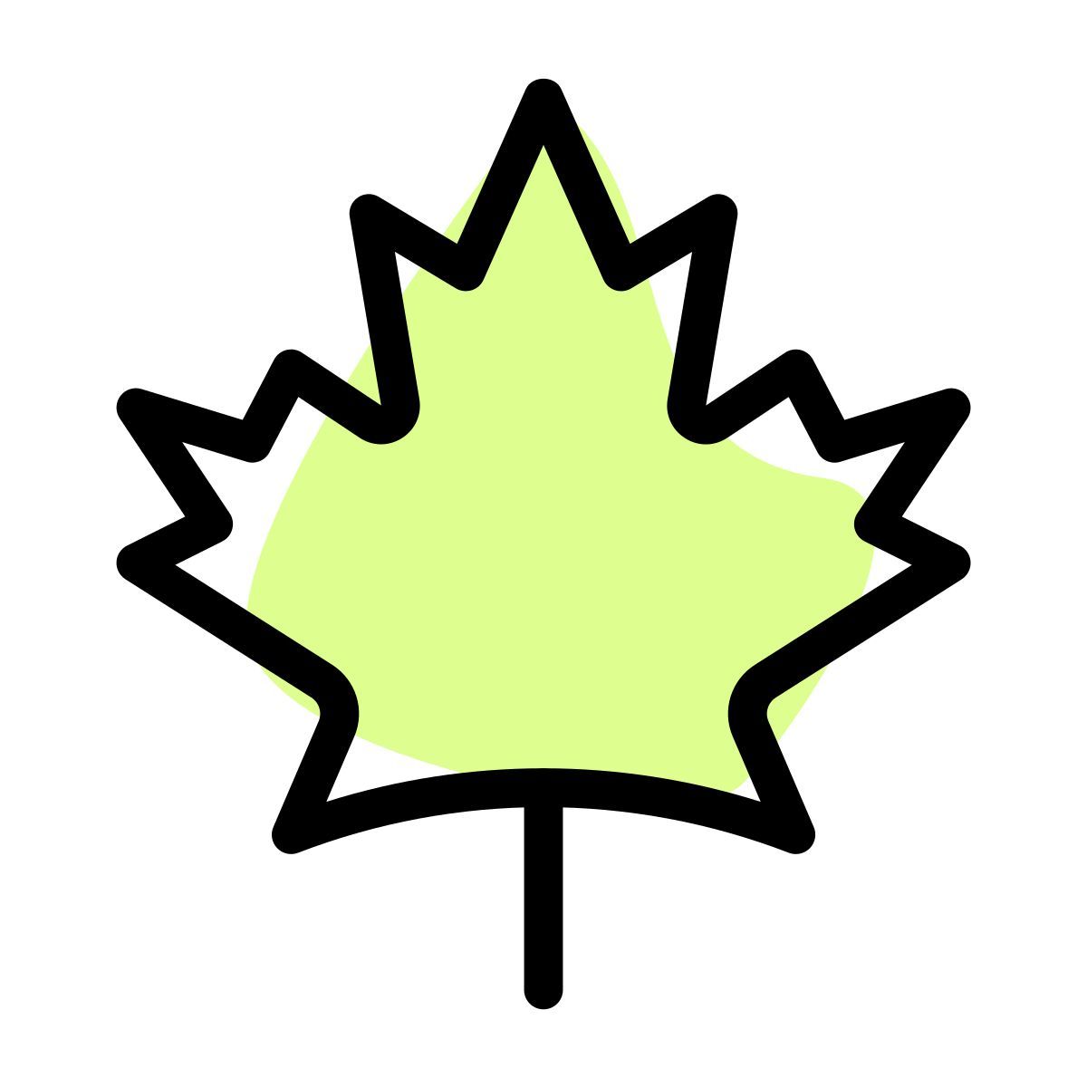canadian maple leaf icon