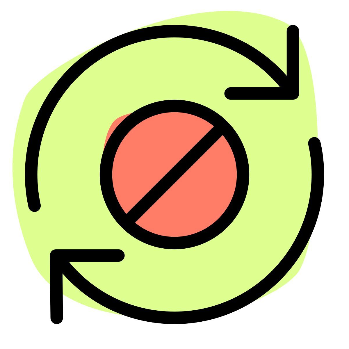 cancelar sincronização icon
