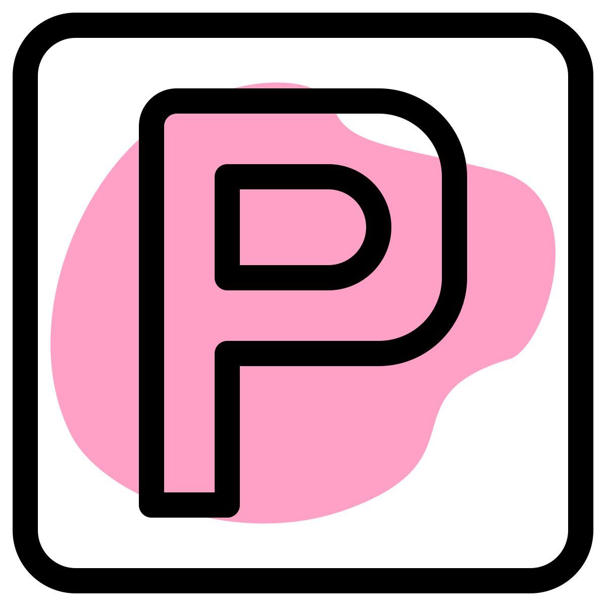 parking sign icon