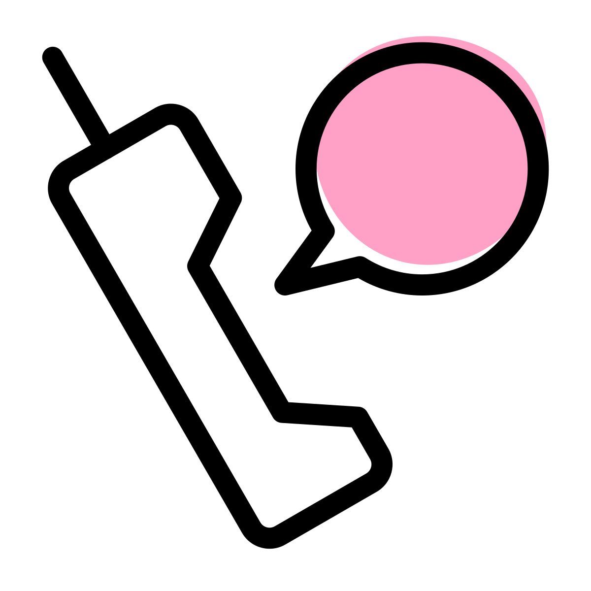 Satellite Phone Texting icon