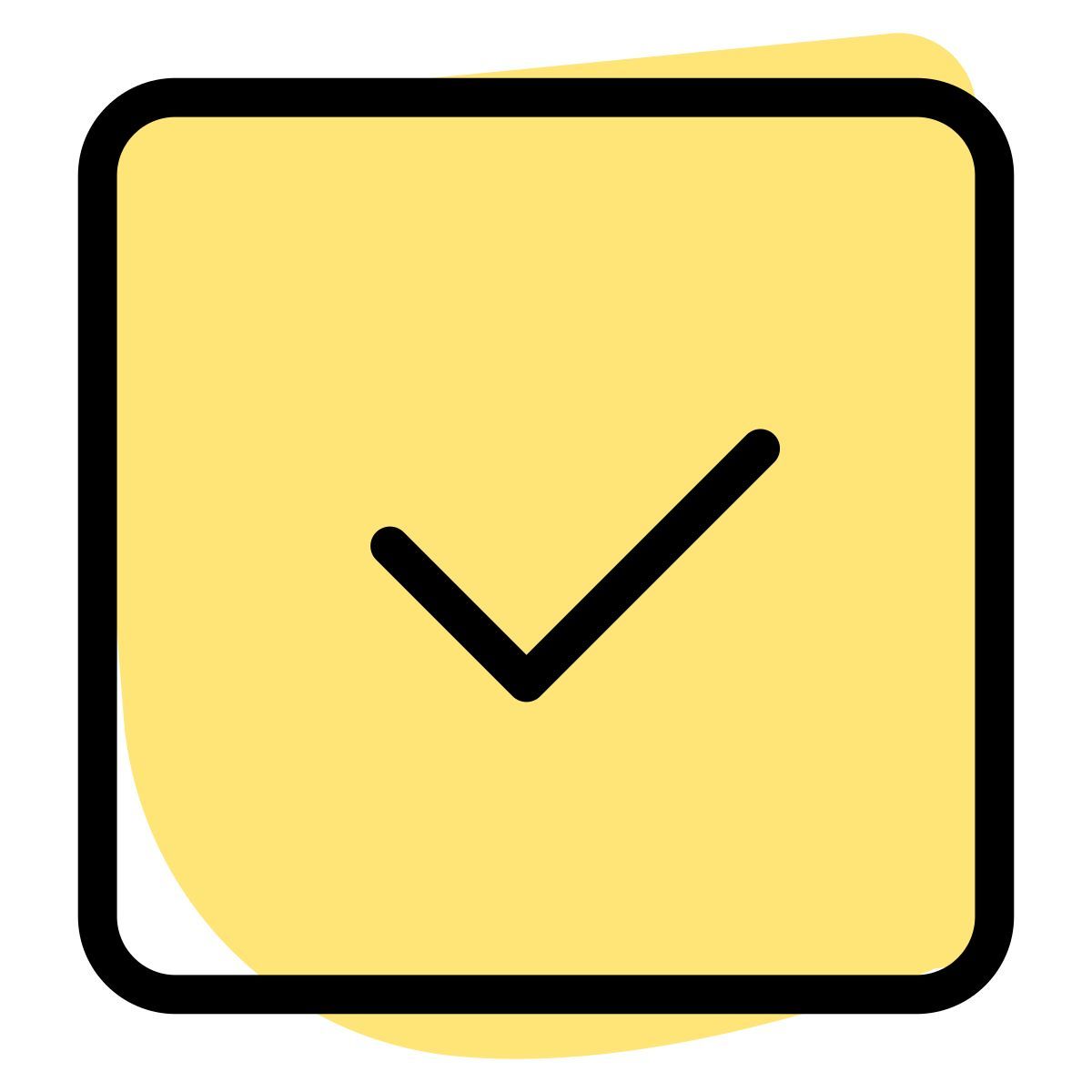 caixa de seleção icon