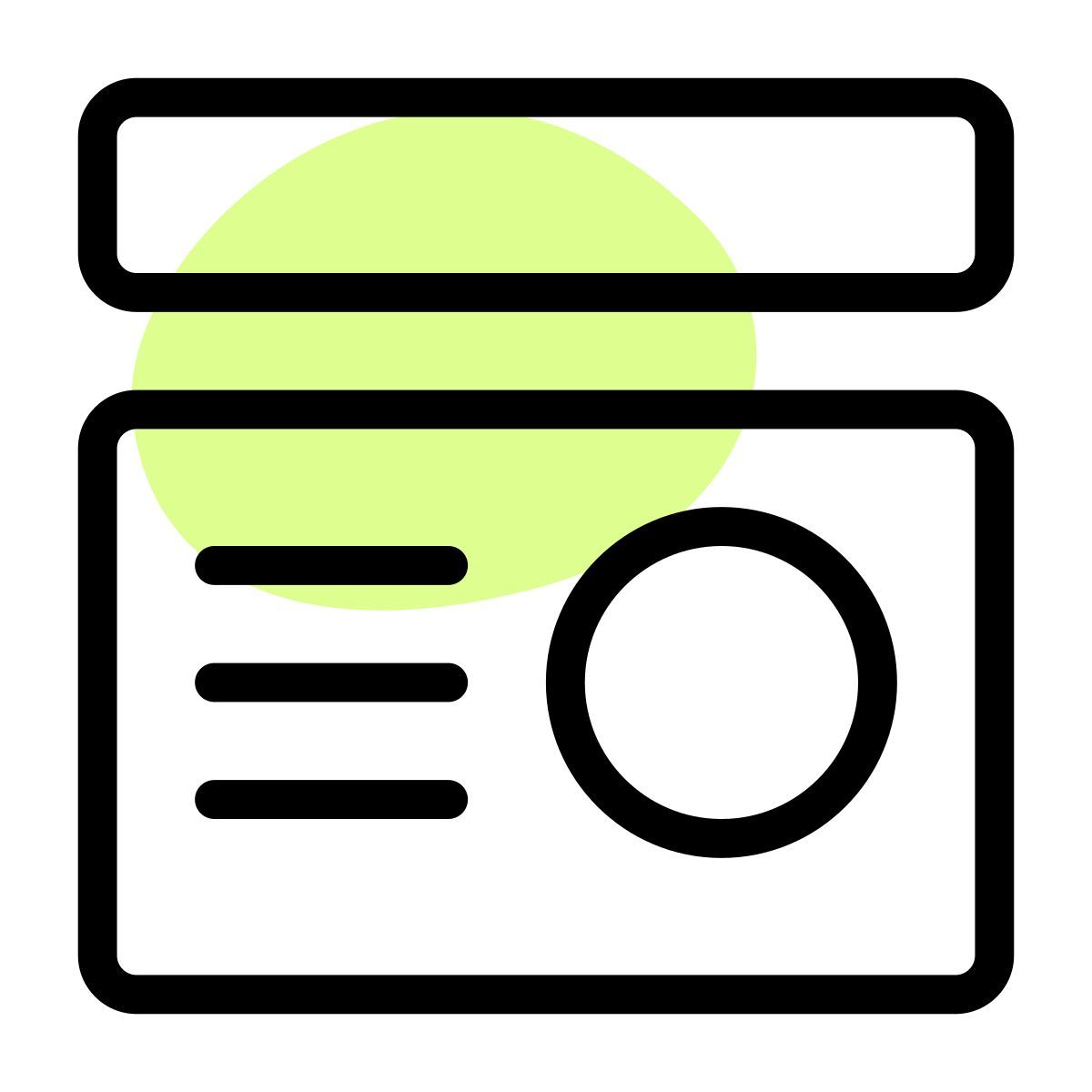 대시보드 레이아웃 icon