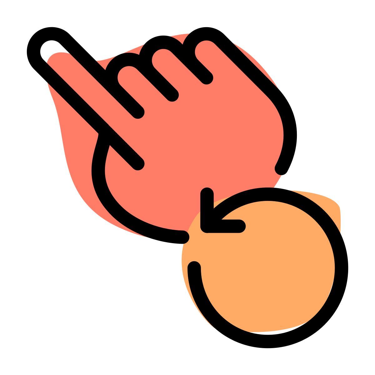 zum aktualisieren tippen icon