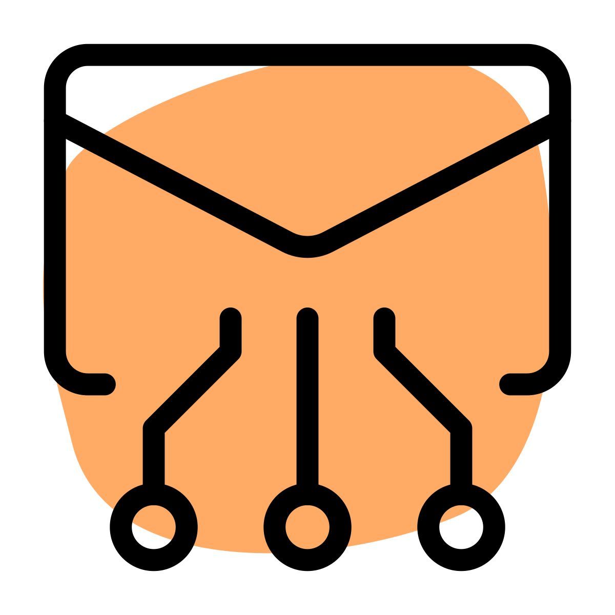 네트워크 메시지 icon