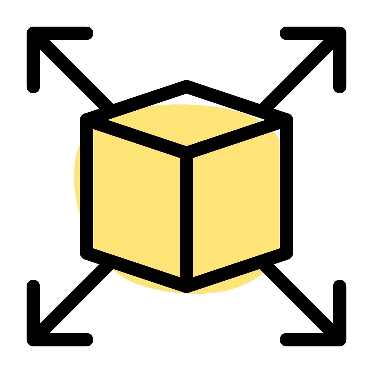 Esquinas del modelo 3D icon