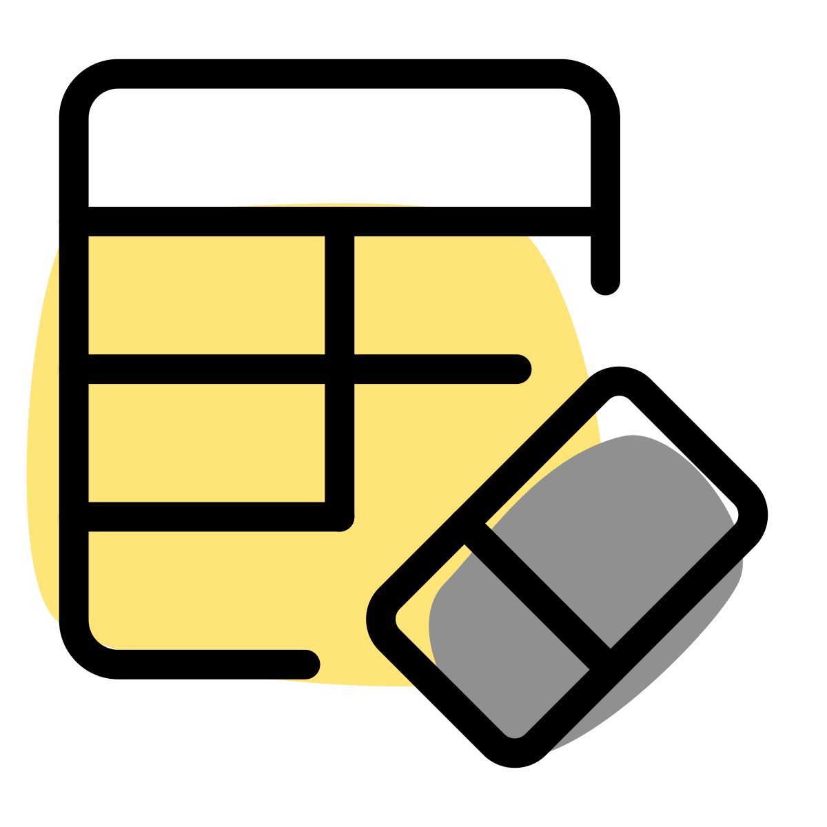 delete worksheet icon