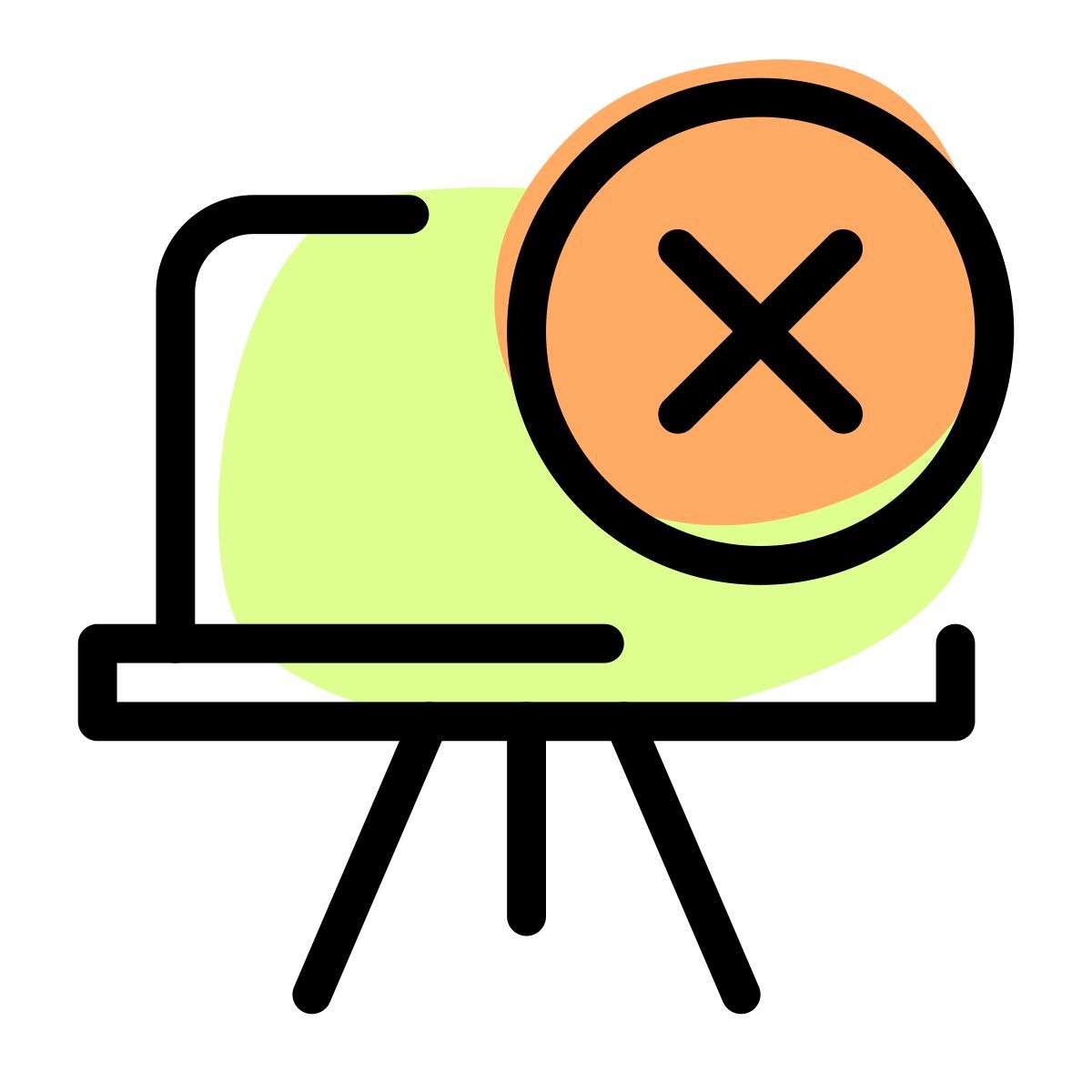 tableau interactif supprimer icon