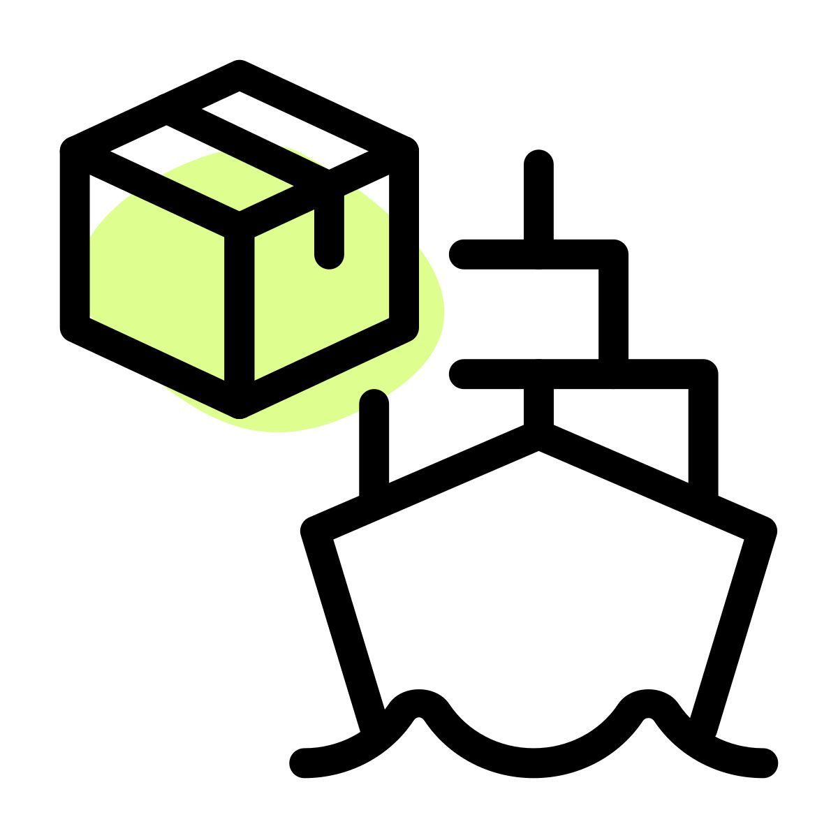 container shipping icon