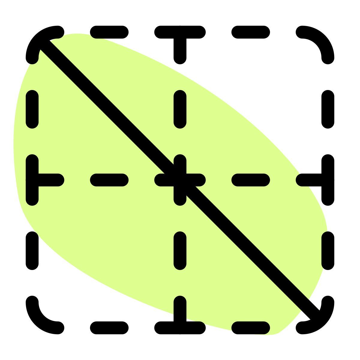 diagonal styles worksheet highlight cell section button icon
