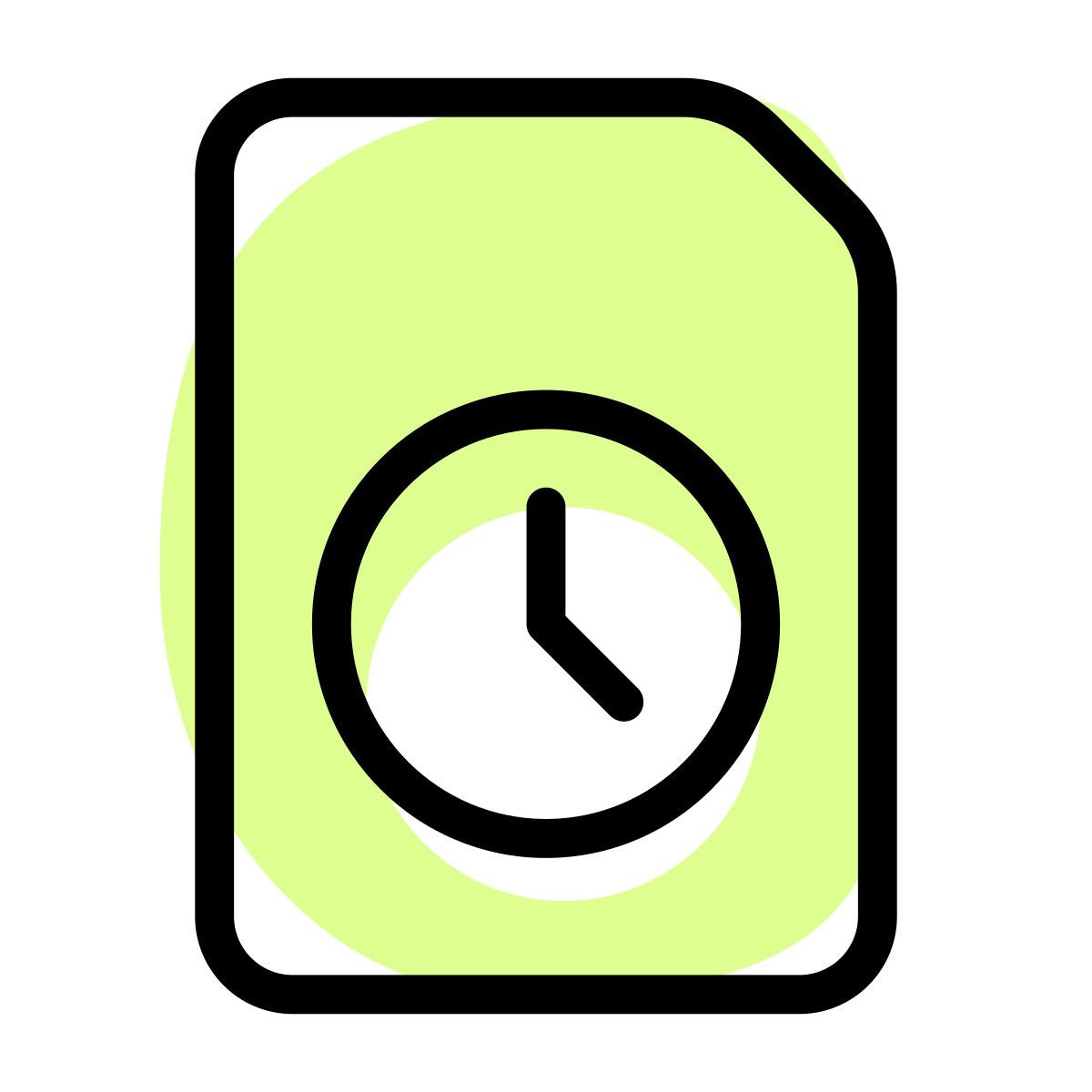 délai de traitement icon