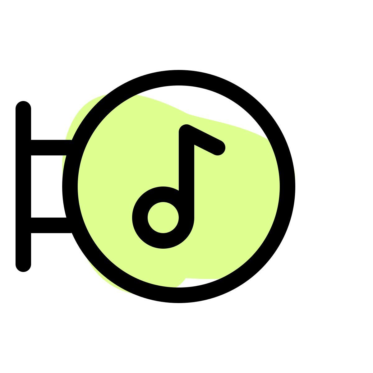 야외 음악 표지판 icon