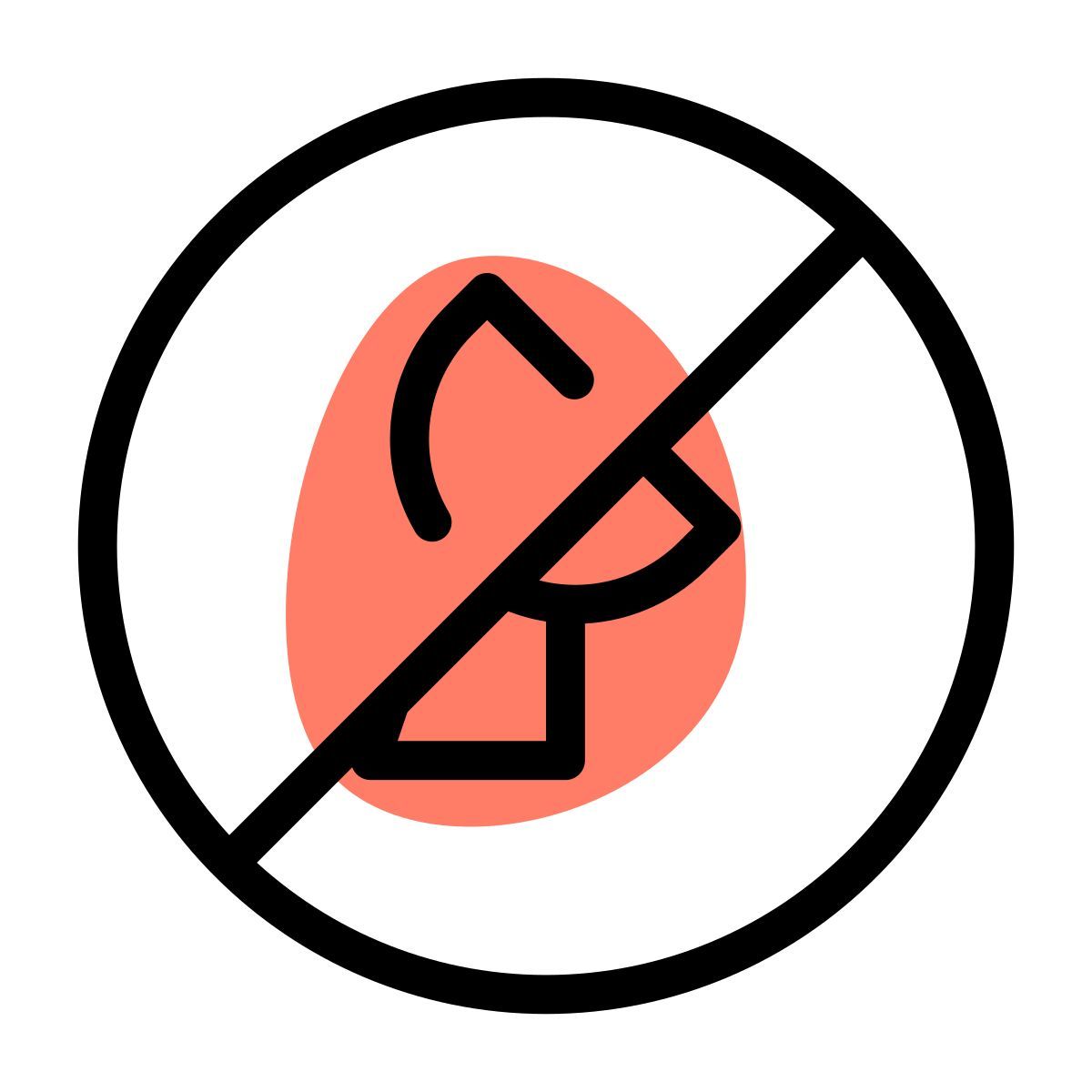 keine satellitenschüssel icon
