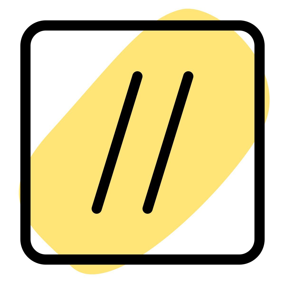 double slash icon