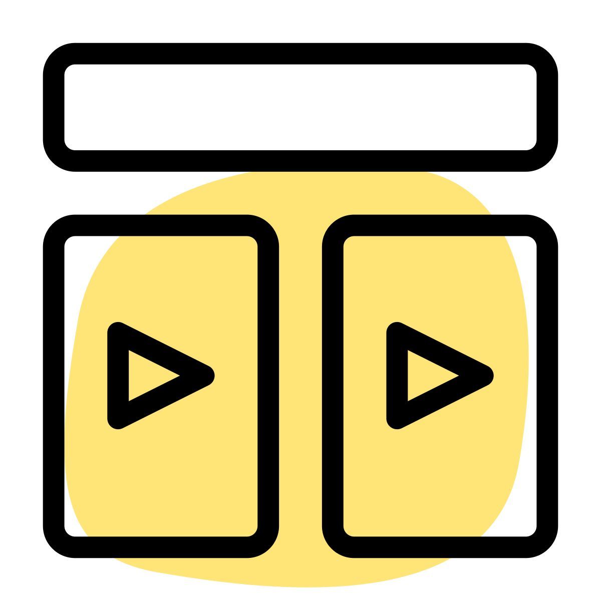 comparaison vidéo icon
