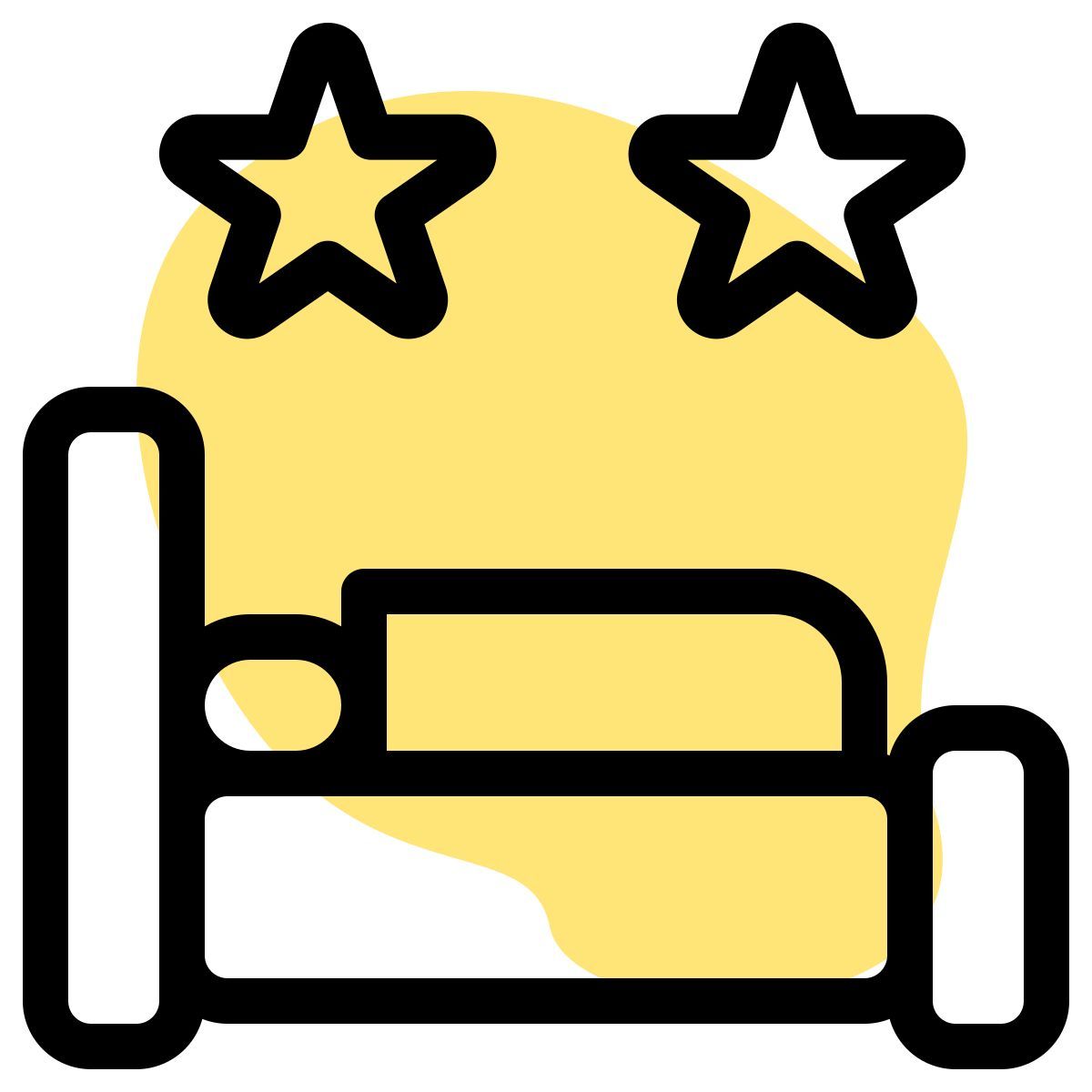 hotel a due stelle icon