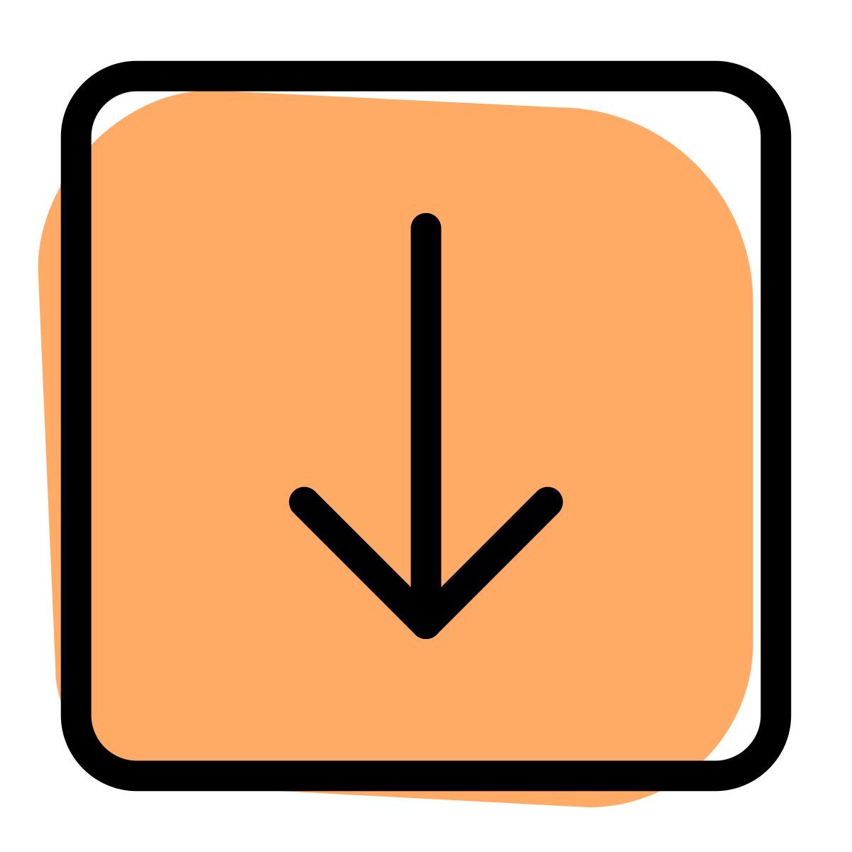 下矢印 icon