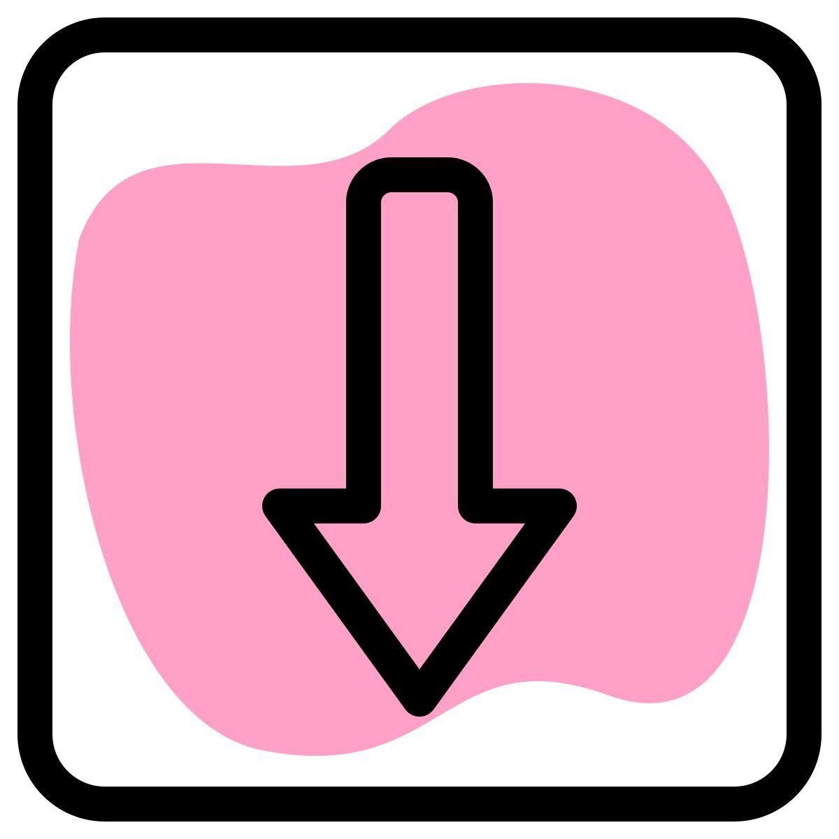 向下方向 icon