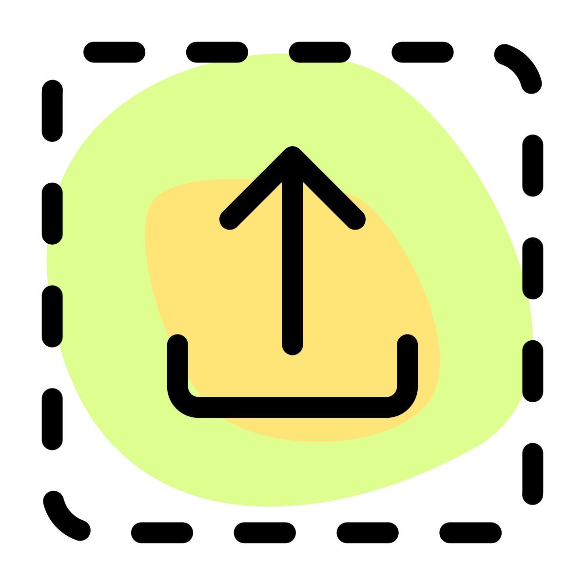 drag upload icon