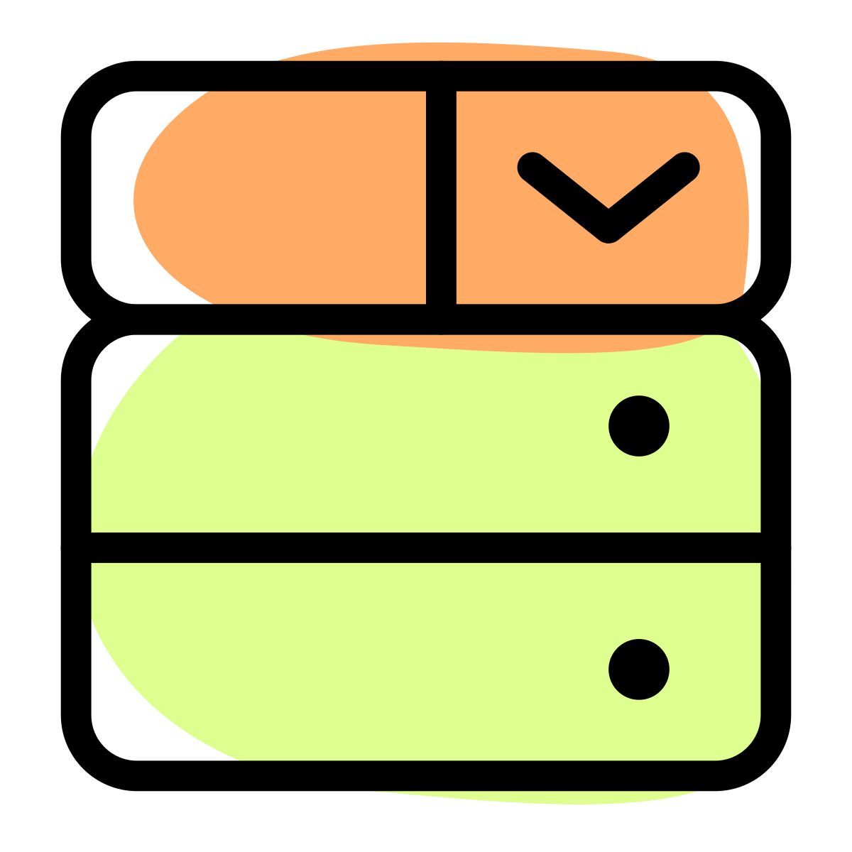 dropdown menu icon