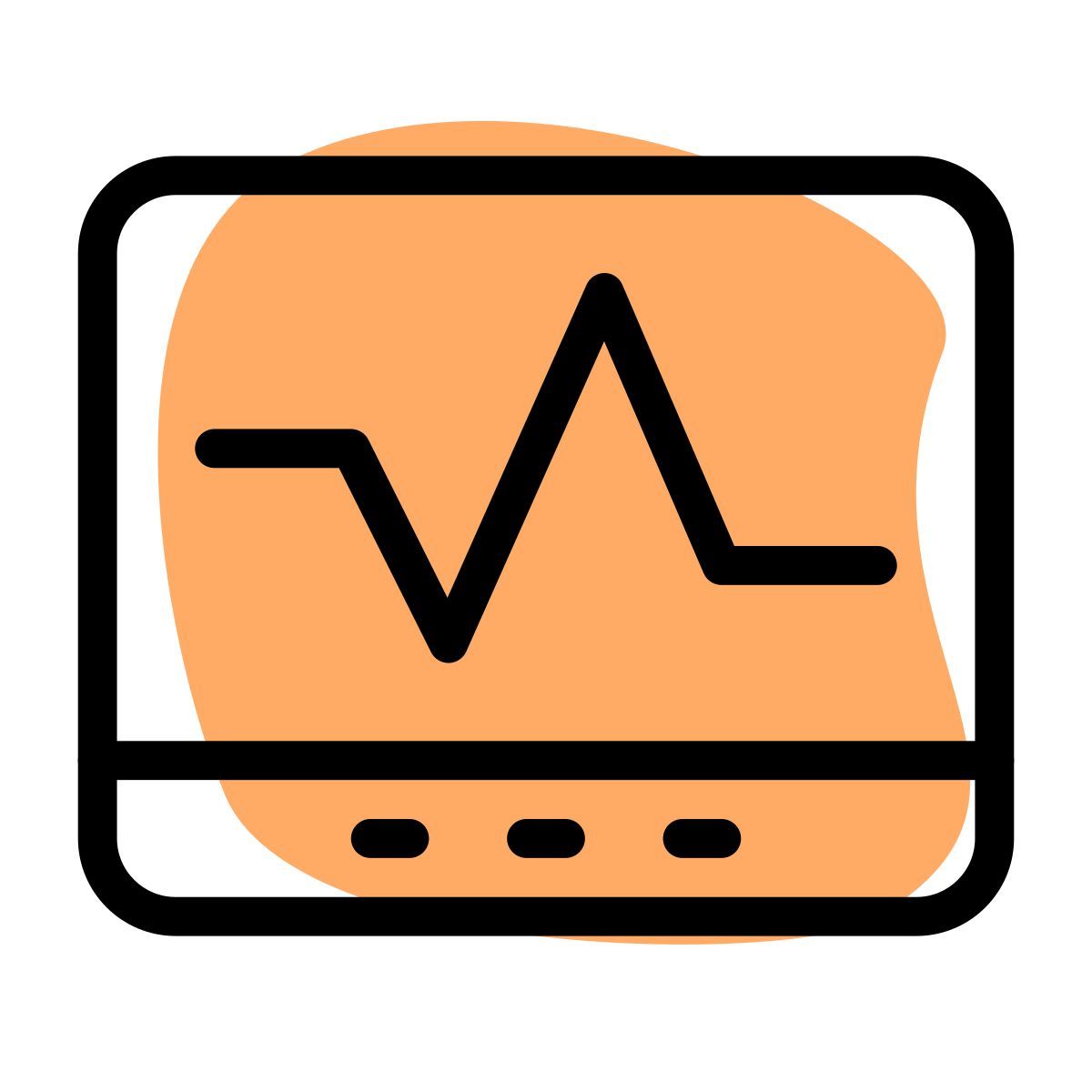 electrocardiogram icon