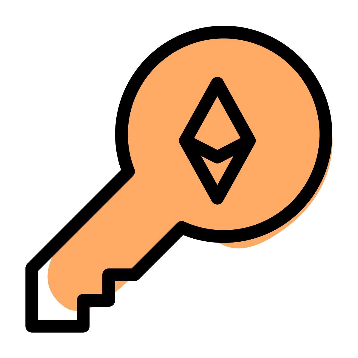 ethereum key icon