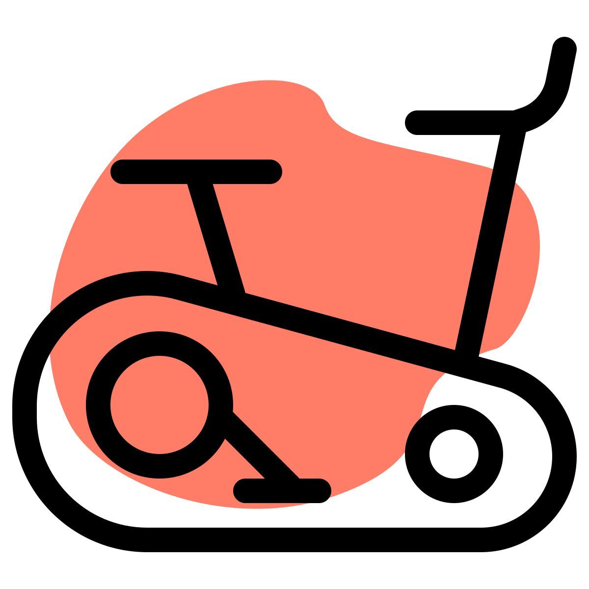 exercise bike icon