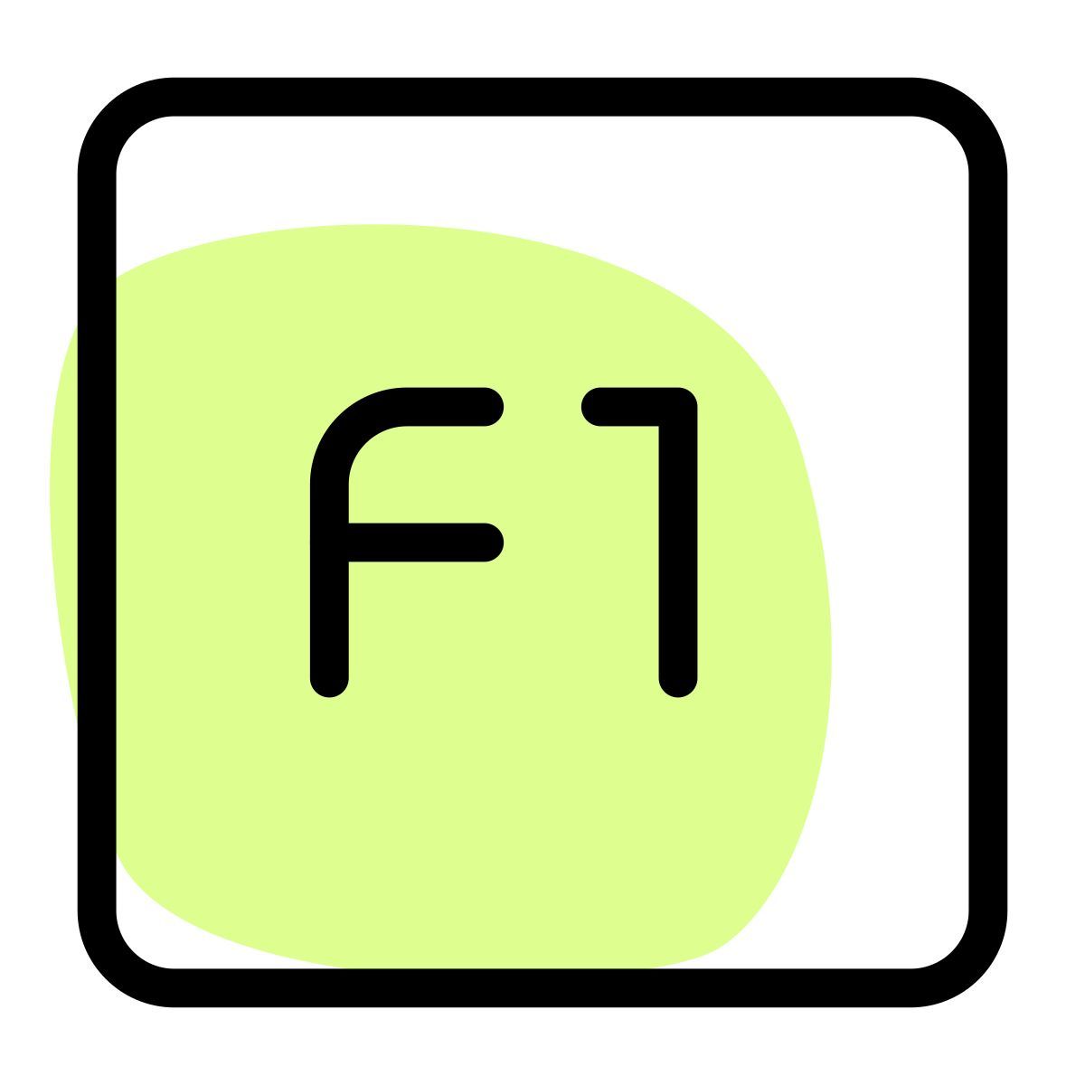 f1 key icon