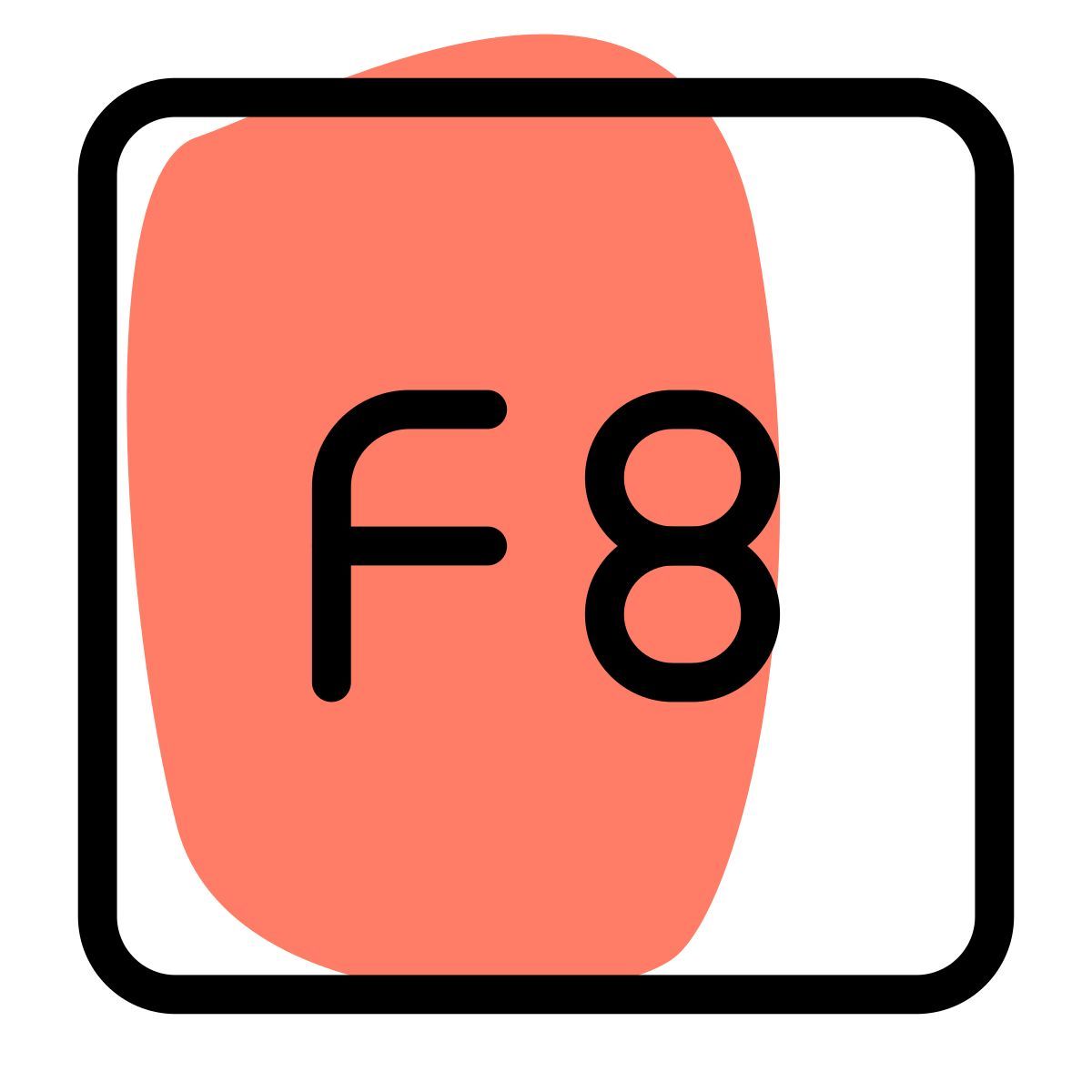 f8 key icon