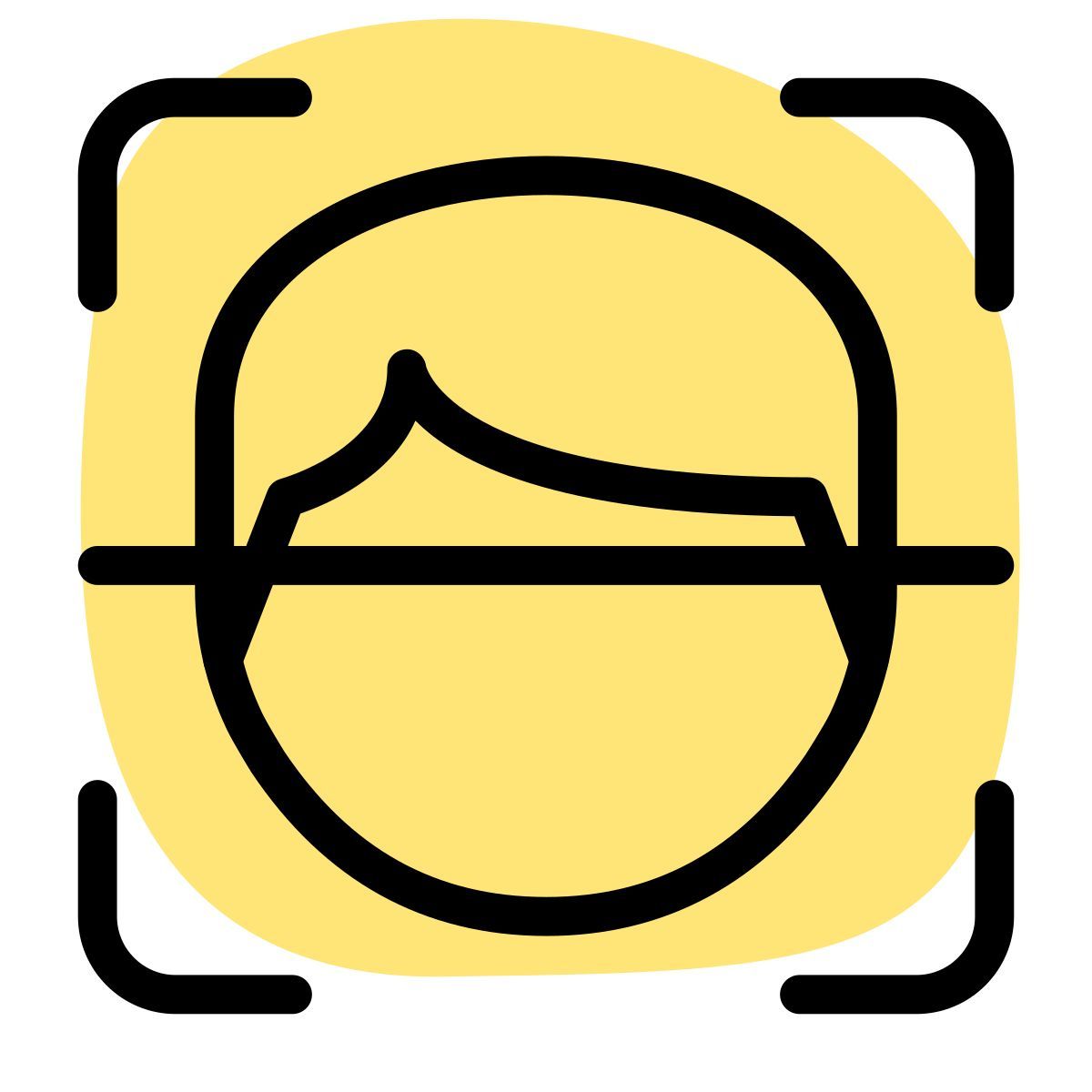 face scanning icon