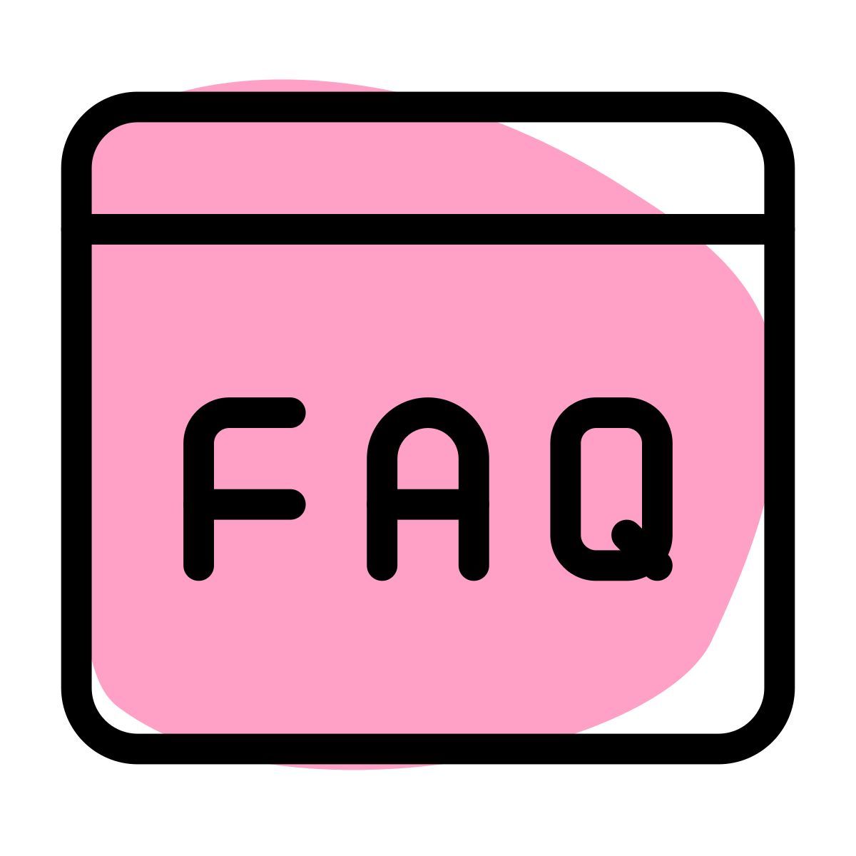 página de perguntas frequentes icon
