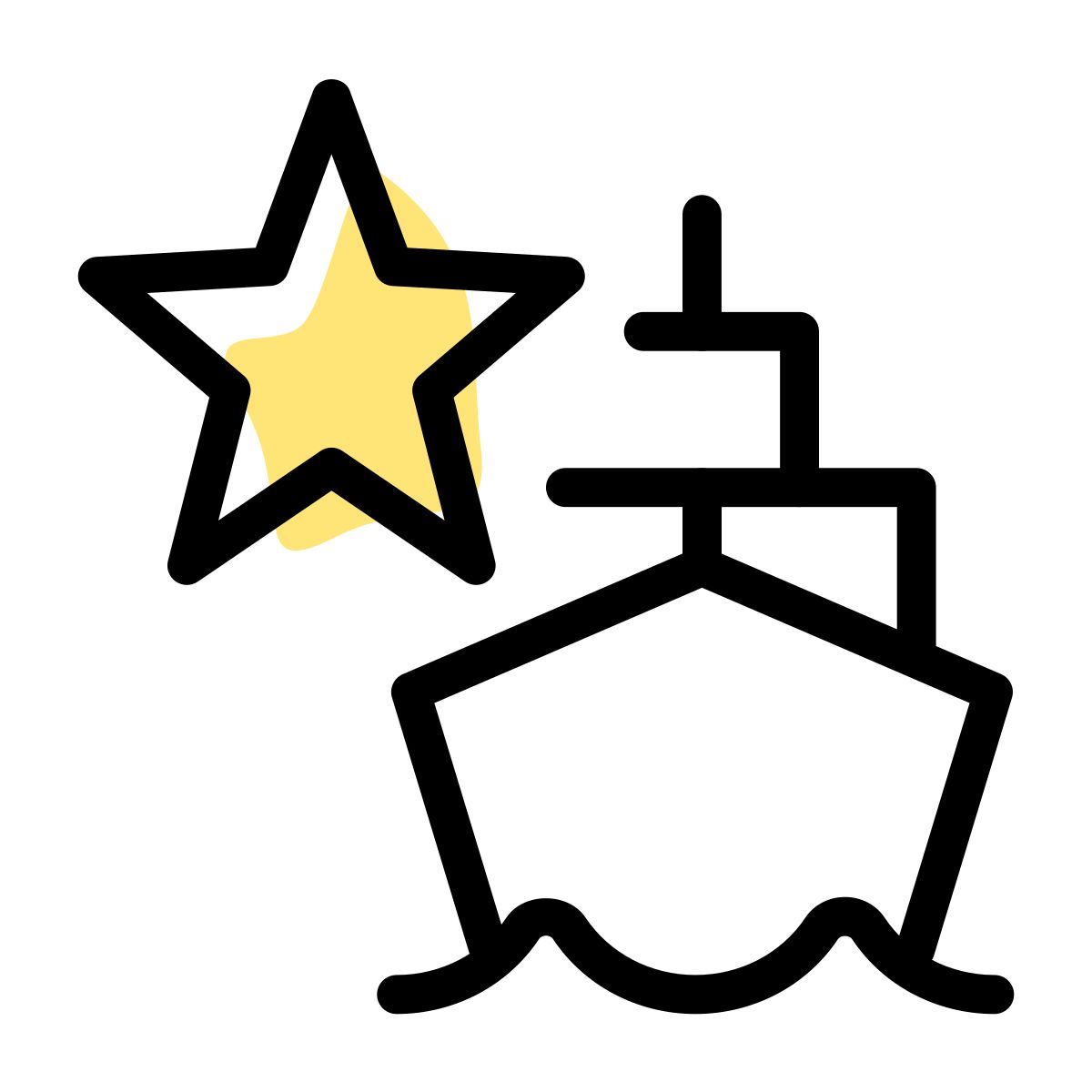 Starred Ship icon