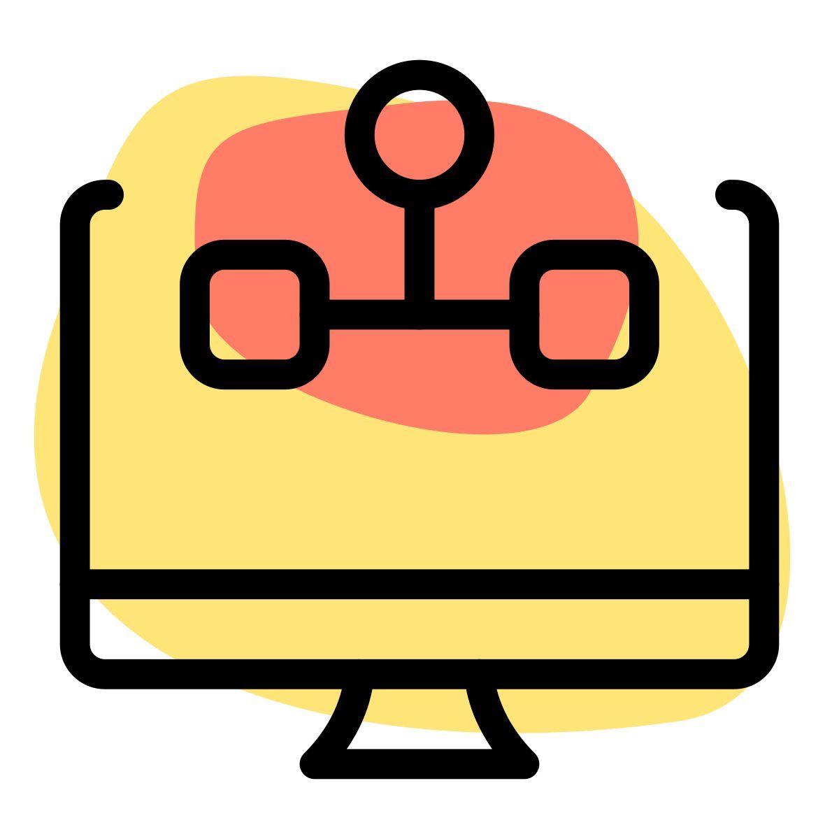 온라인 흐름도 icon