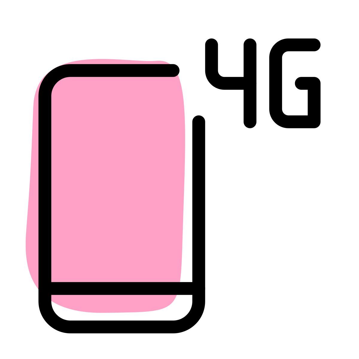 téléphone 4g icon