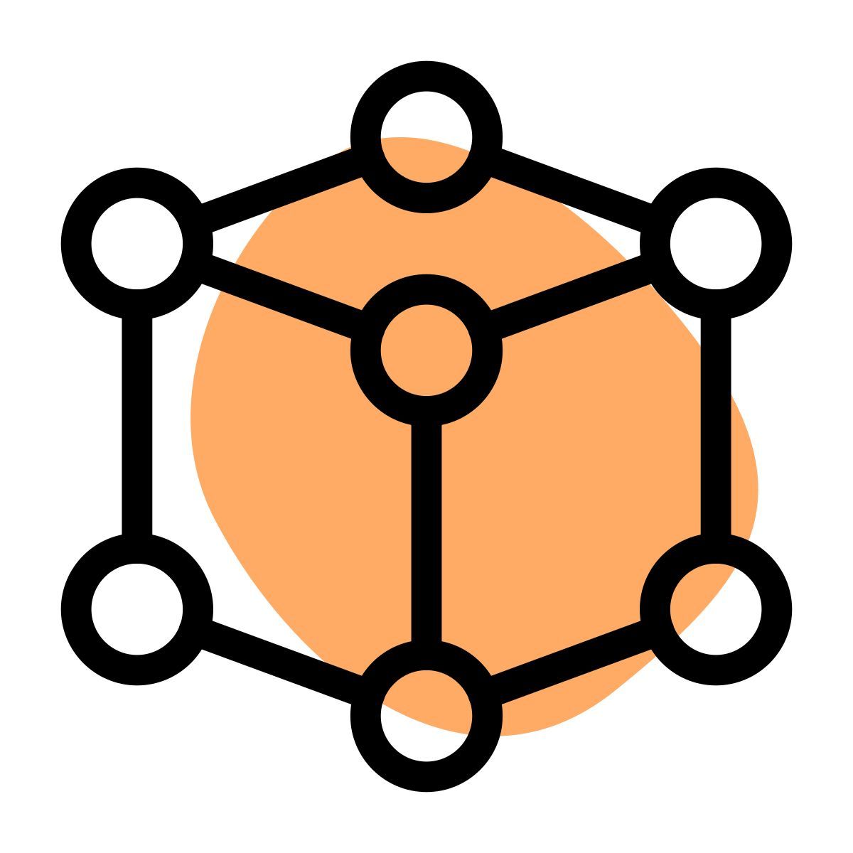 3d shape framework icon