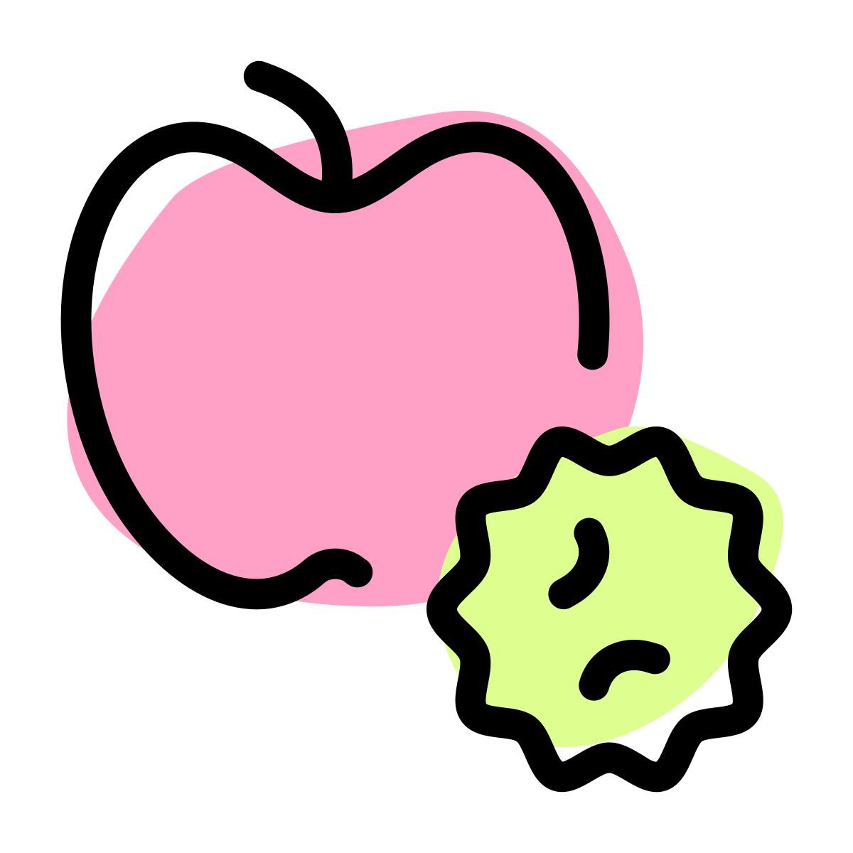 food bacteria icon