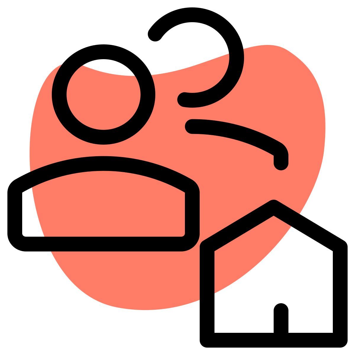 work from home icon