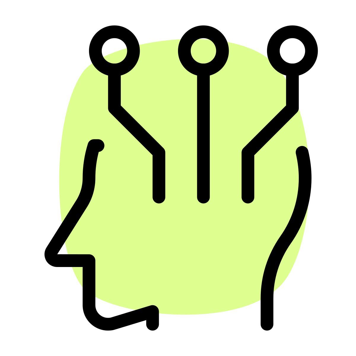 externer kopf integration mit künstlicher intelligenz isoliert auf einem weissen hintergrund künstliche frische tal revivo icon