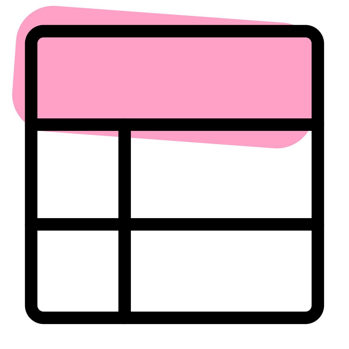 table for list icon