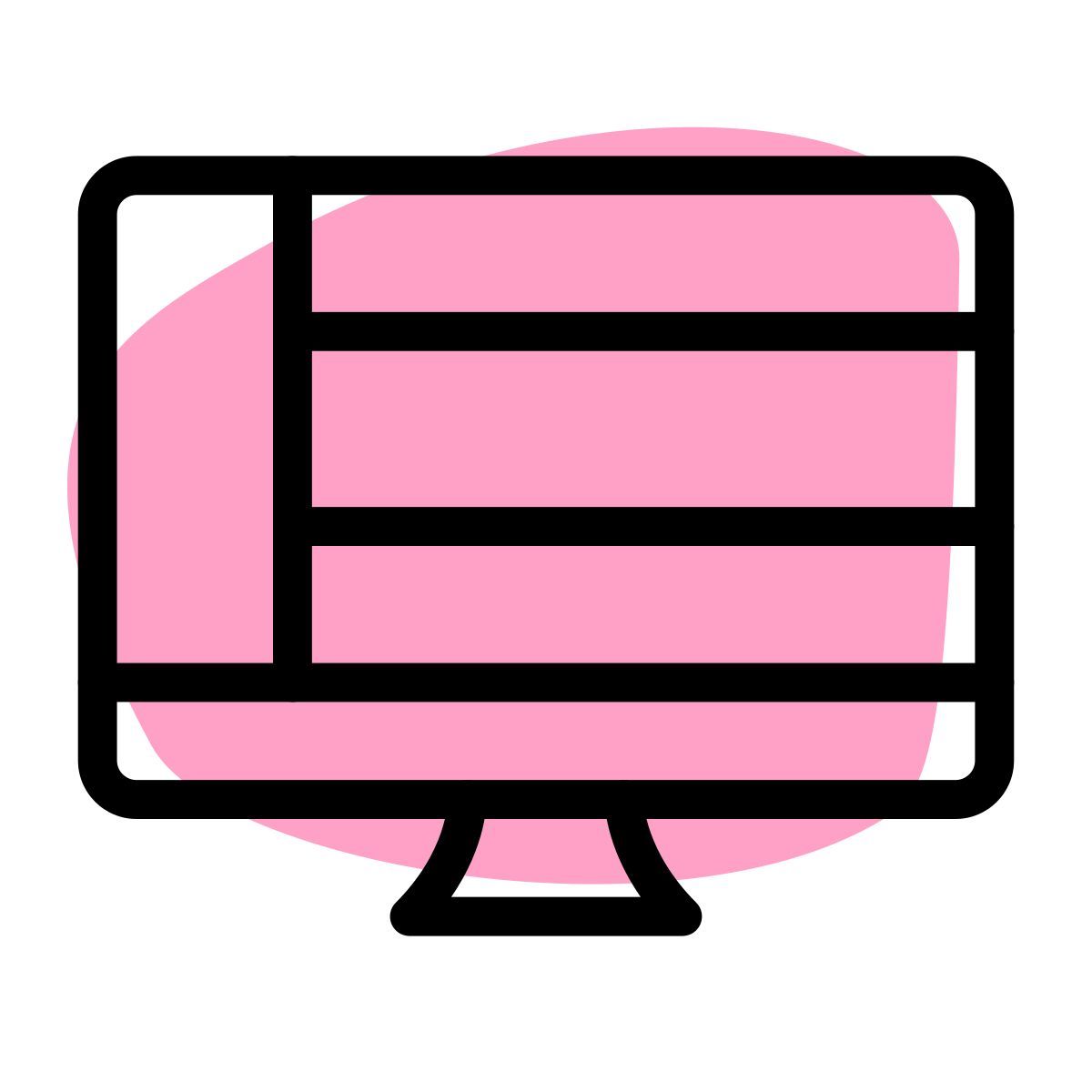 layout da área de trabalho icon
