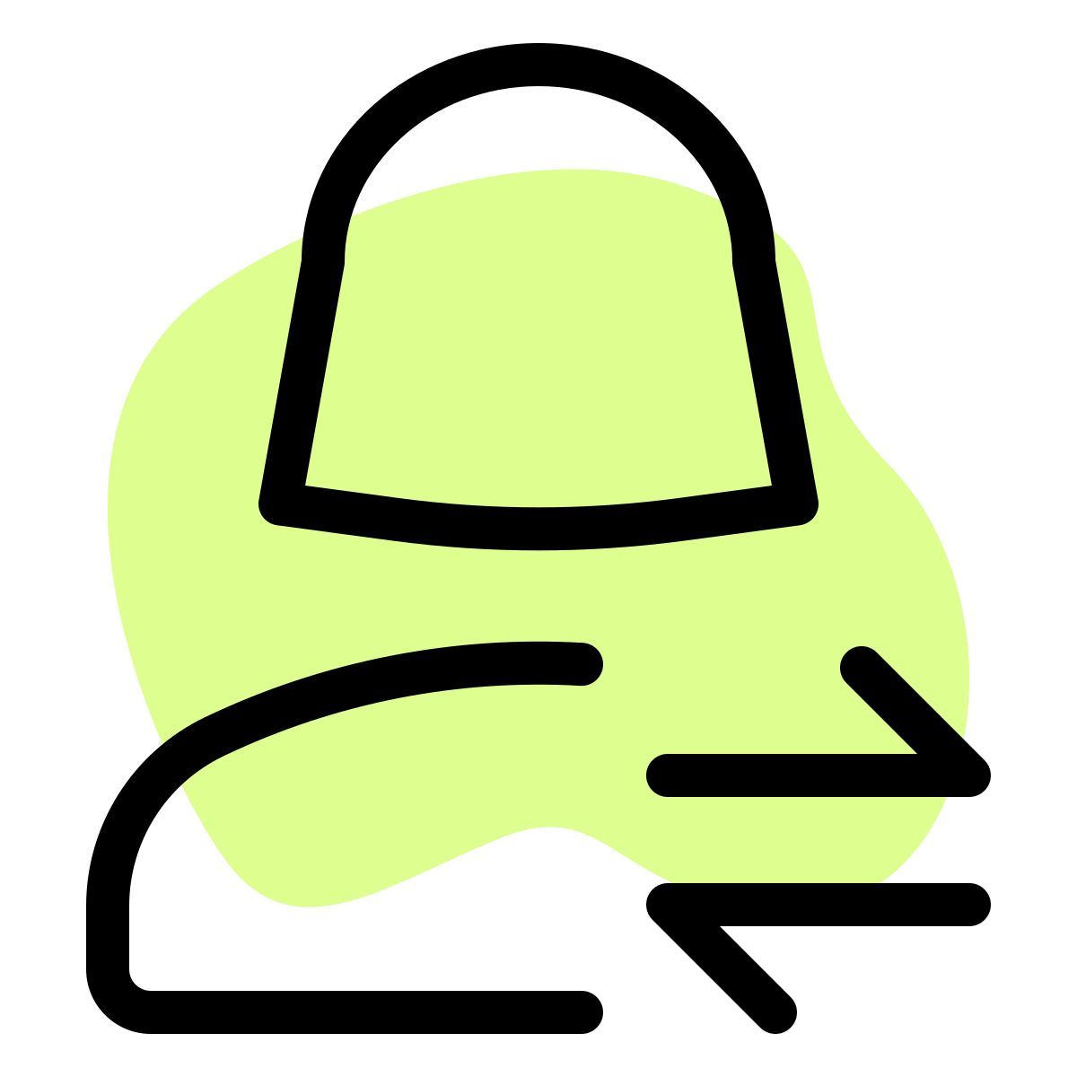 horizontal arrow direction for left and right for cellular data transfer icon
