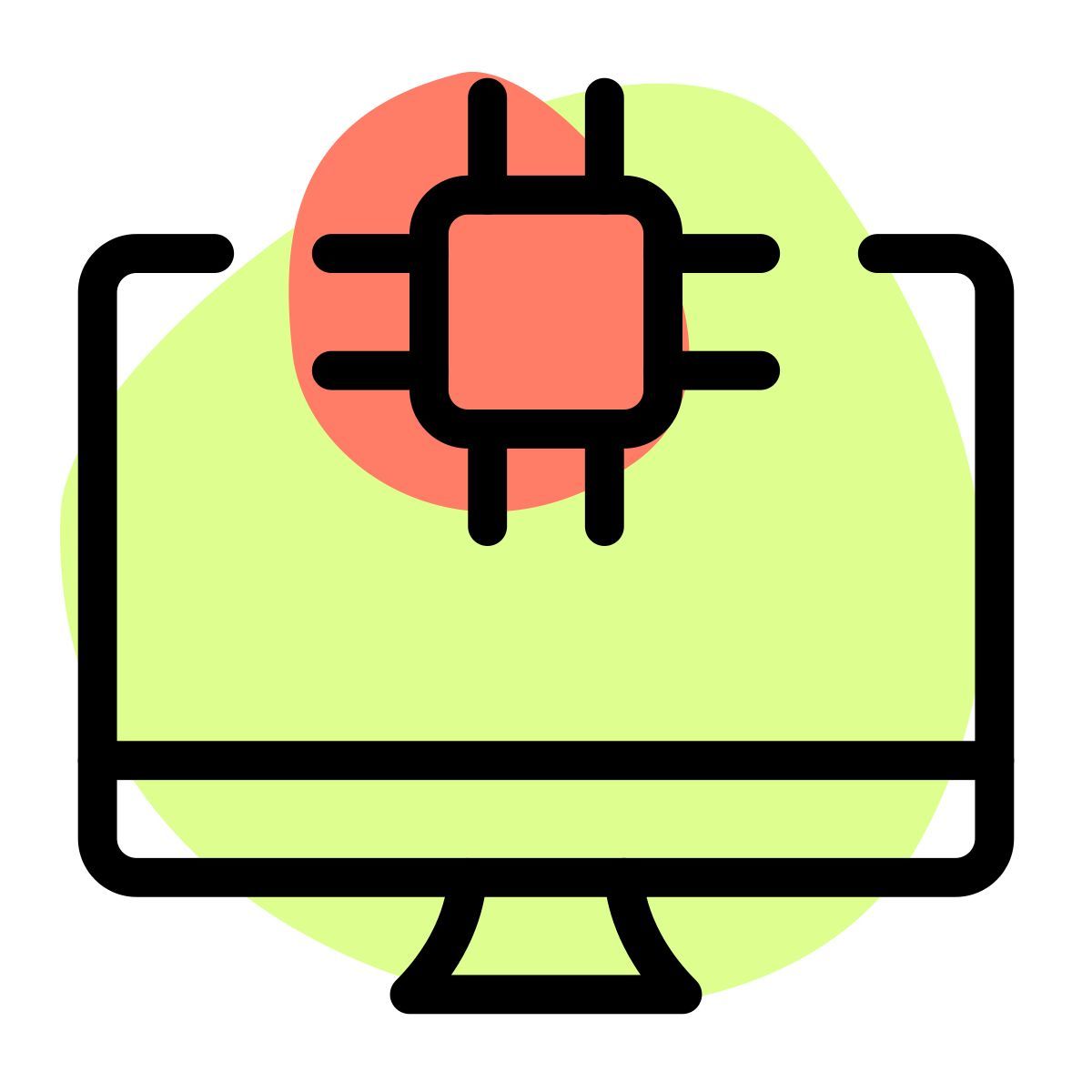 desktop cpu icon