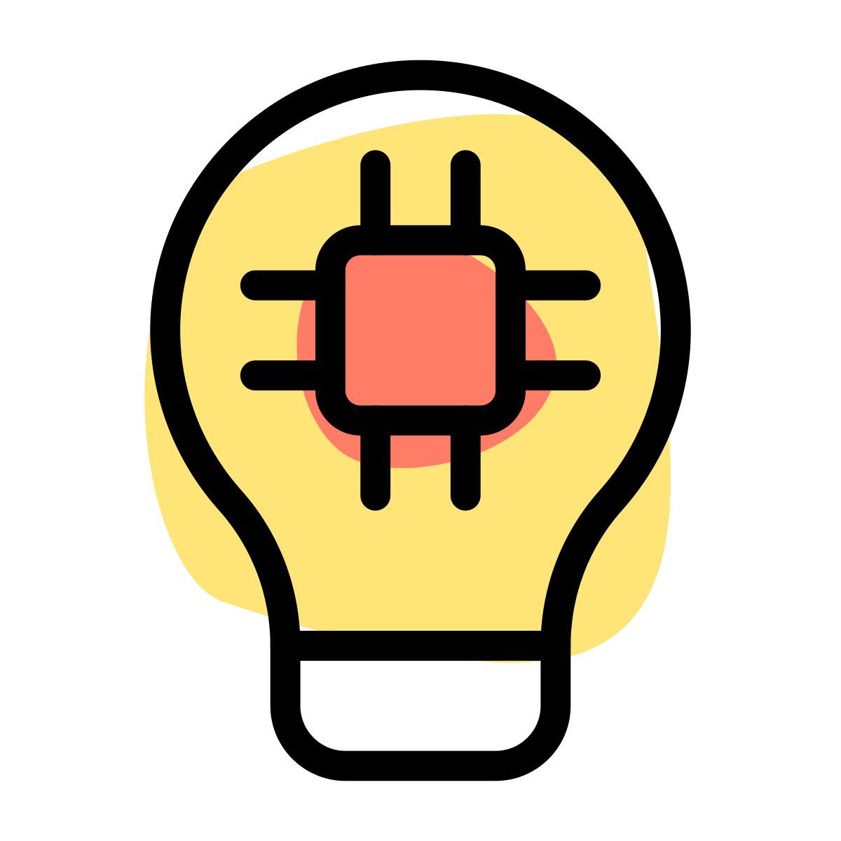 microprocessor idea icon
