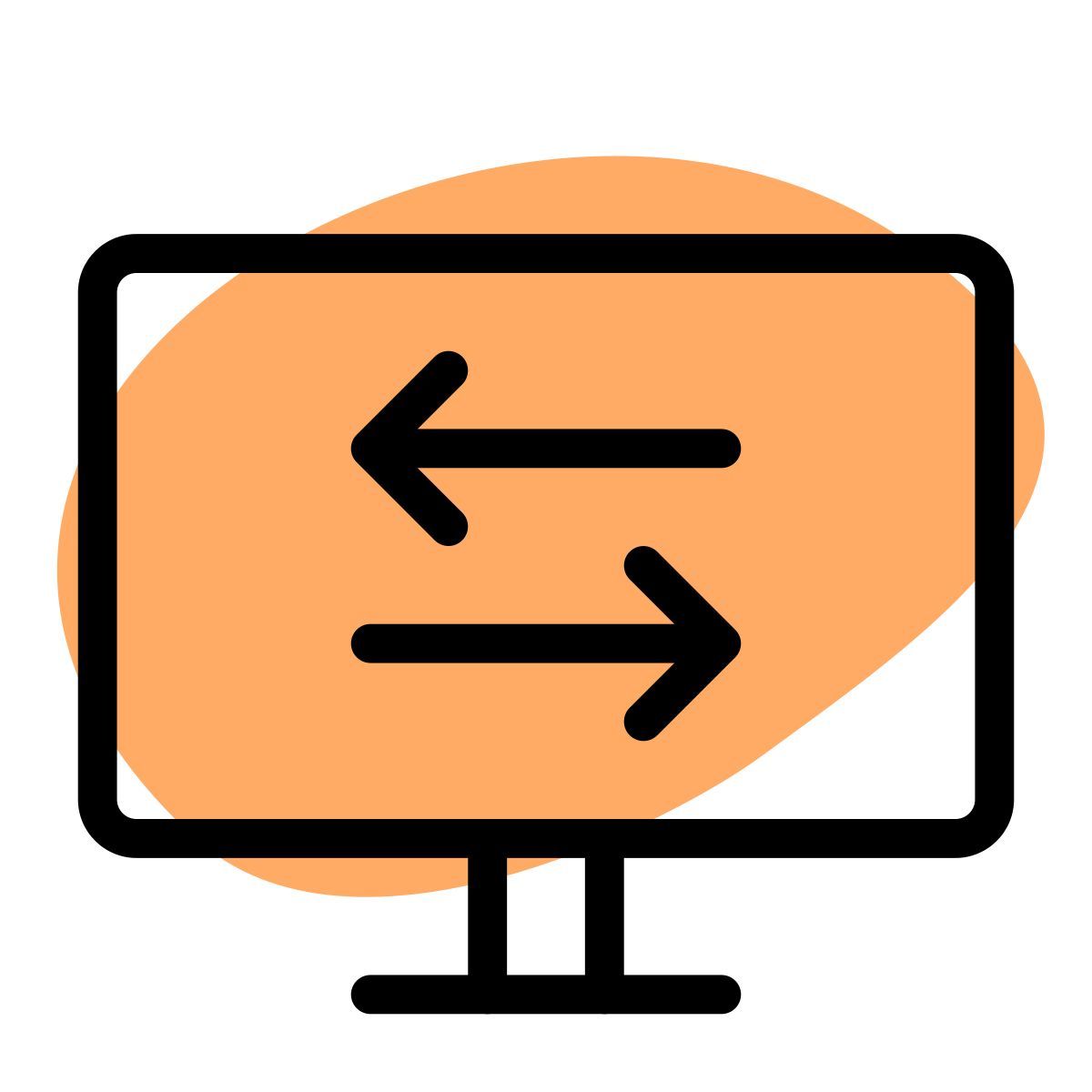 computer data transfer icon
