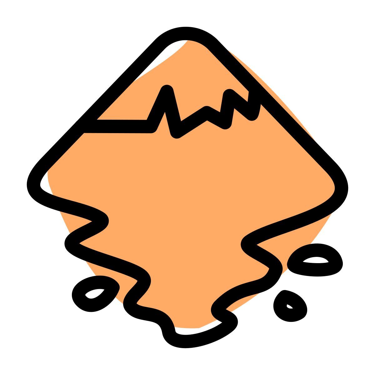 paisaje de tinta icon