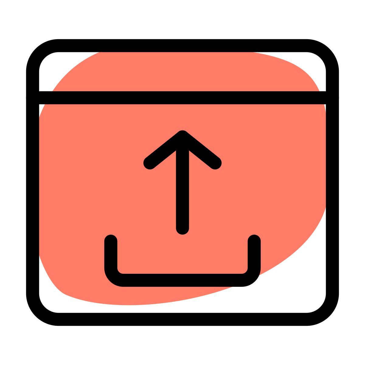 web upload icon